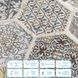 Декоративна ПВХ плитка на самоклейці 280х300х5мм Соти, ціна за 1 шт. (СПП-504) SW-00000673 SW-00000673 фото 4